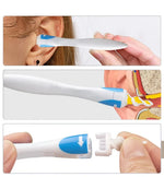 Soft Silicone Tip Earwax Cleaner with Gentle Spiral Design