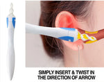 Soft Silicone Tip Earwax Cleaner with Gentle Spiral Design