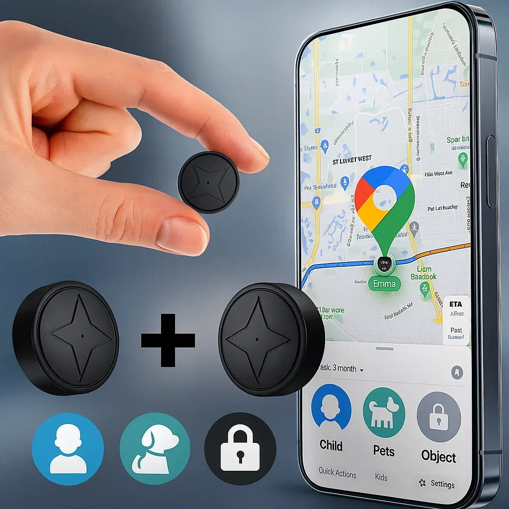 Unauffälliger GPS-Tracker mit Magnetbefestigung und Live-Tracking