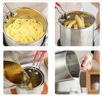 Kompaktes Frittier-Set mit Ölspar-Taste