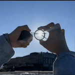 Runde Retro-Sonnenbrille mit UV400 Schutz – Stilvoll und Leicht