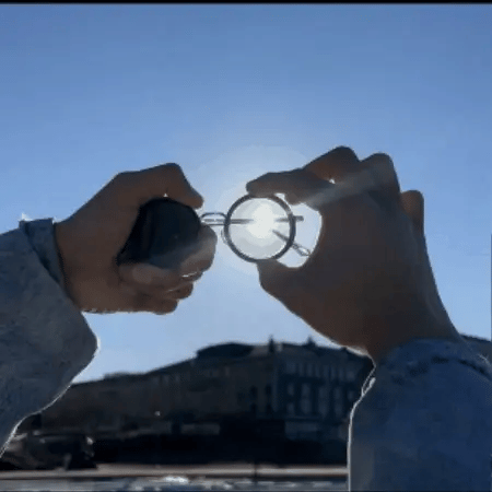 Runde Retro-Sonnenbrille mit UV400 Schutz – Stilvoll und Leicht