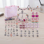 Jewelry Crafting Kit for Girls with Shiny Charms