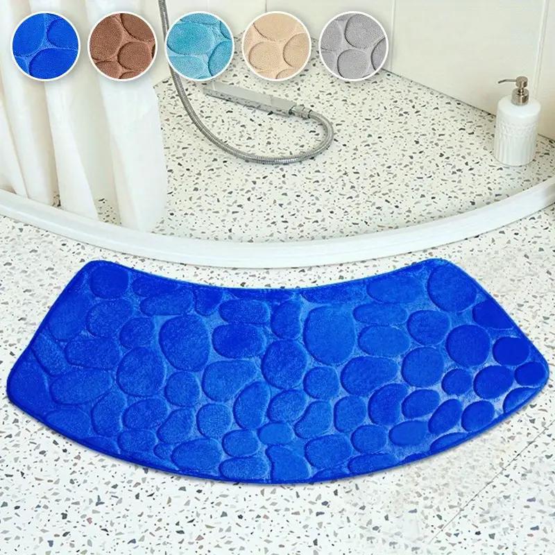 Stilvolle Badematte für runde Duschen – 40x100 cm