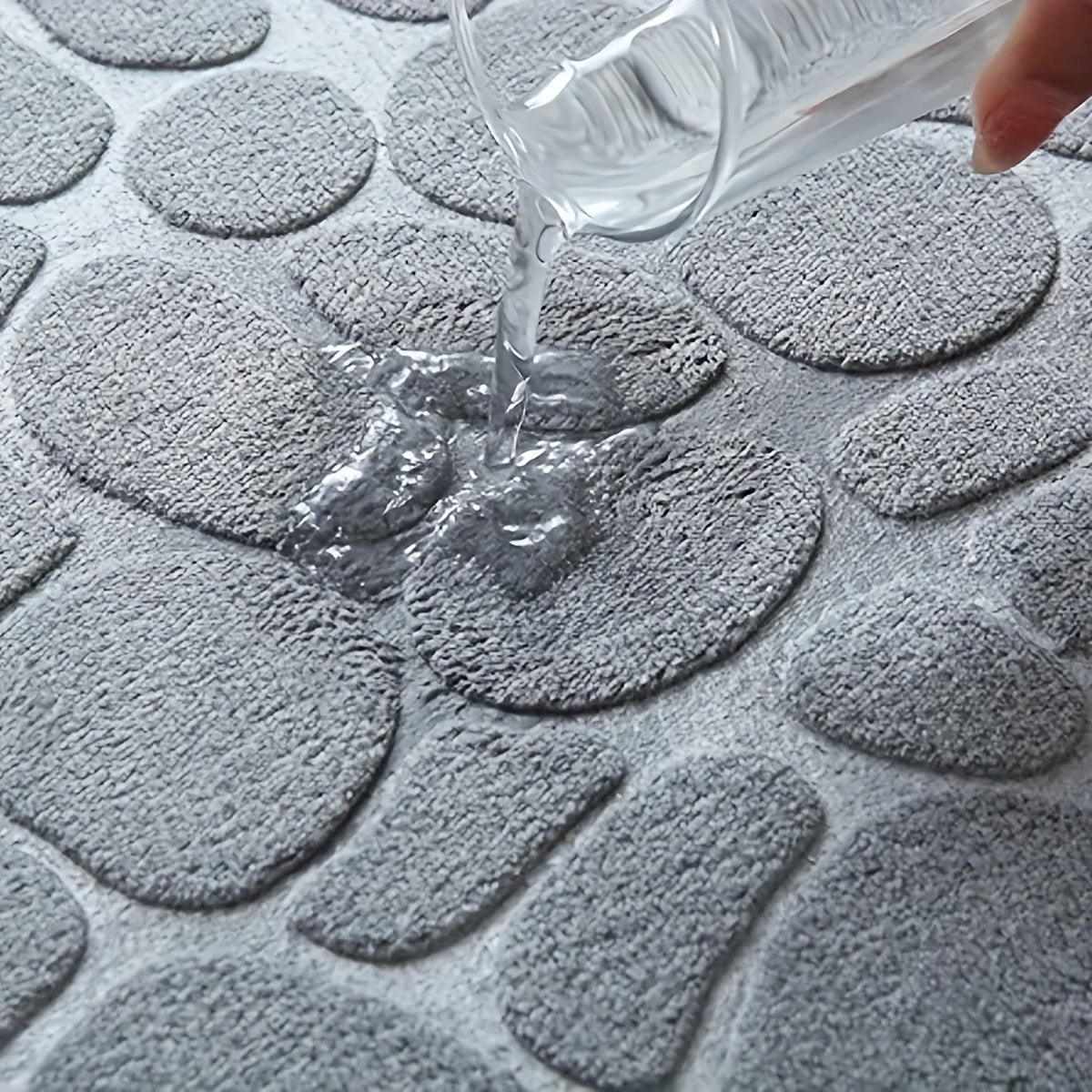 Luxuriöse rutschfeste Badezimmermatte – AquaElegance