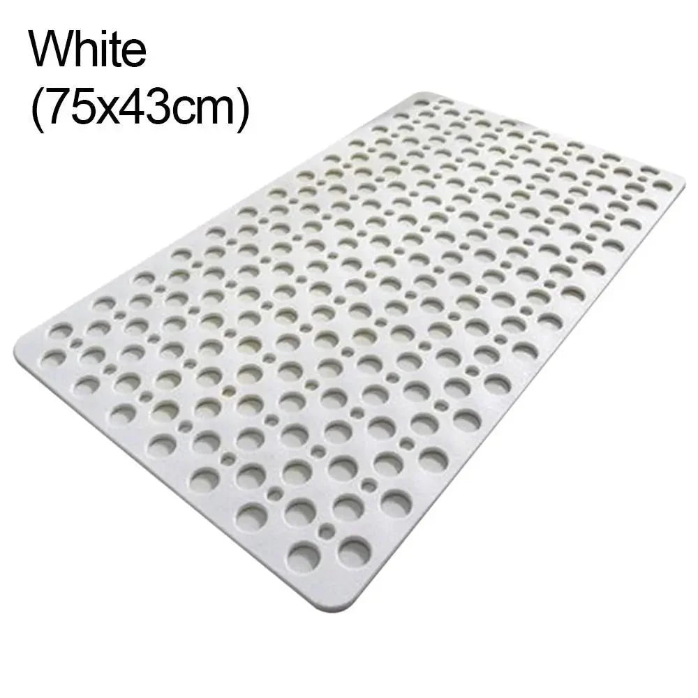 Sichere Duschmatte - Rutschfest und Pflegeleicht - 75x43 cm