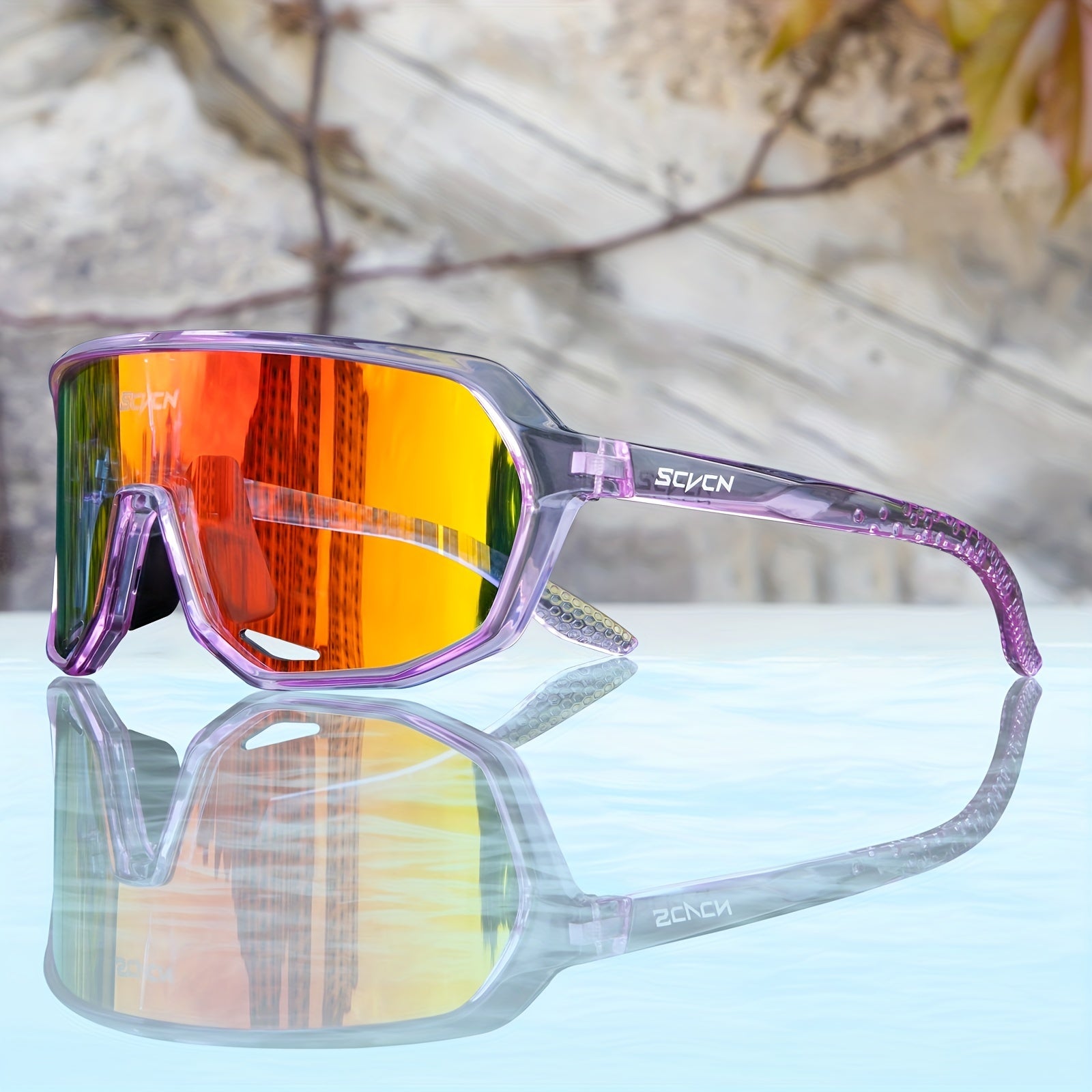 Sportliche Herren Fahrrad Sonnenbrille - Windschutz & Stil