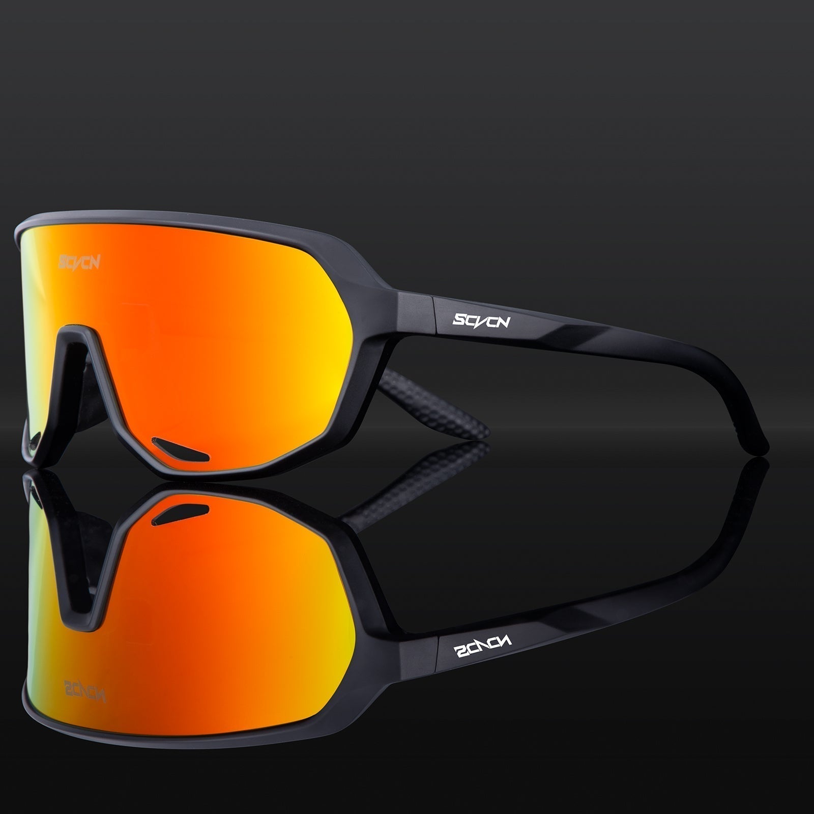 Sportliche Herren Fahrrad Sonnenbrille - Windschutz & Stil