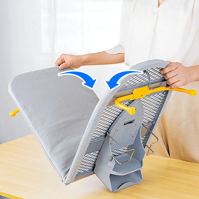SmartClean Bügelbrett - Kompaktes Faltbrett mit Anti-Rutsch-Füßen