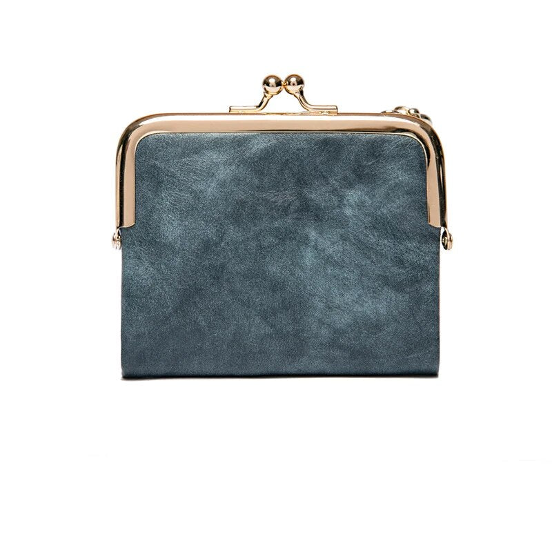 Elegante Damenbörse - Kompakte Geldtasche aus Leder