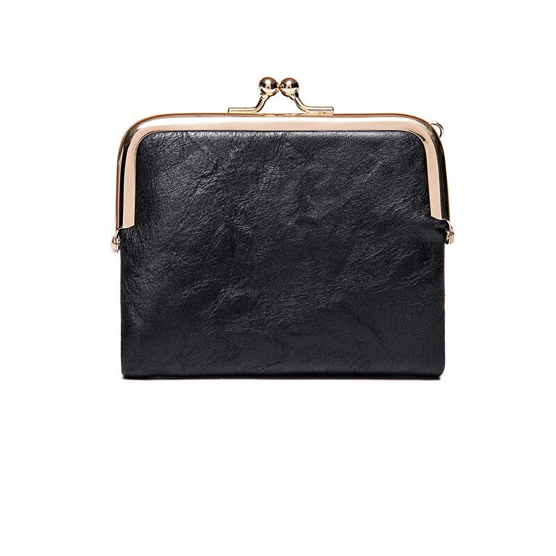 Elegante Damenbörse - Kompakte Geldtasche aus Leder