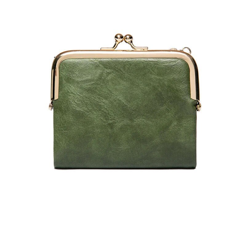 Elegante Damenbörse - Kompakte Geldtasche aus Leder