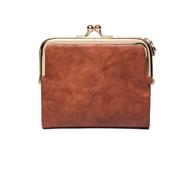 Elegante Damenbörse - Kompakte Geldtasche aus Leder
