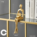 Elegante Abstrakte Skulptur für Ihr Stilvolles Zuhause