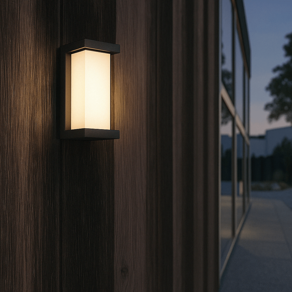 Luminex - Wetterfeste LED-Wandleuchte mit Bewegungssensor