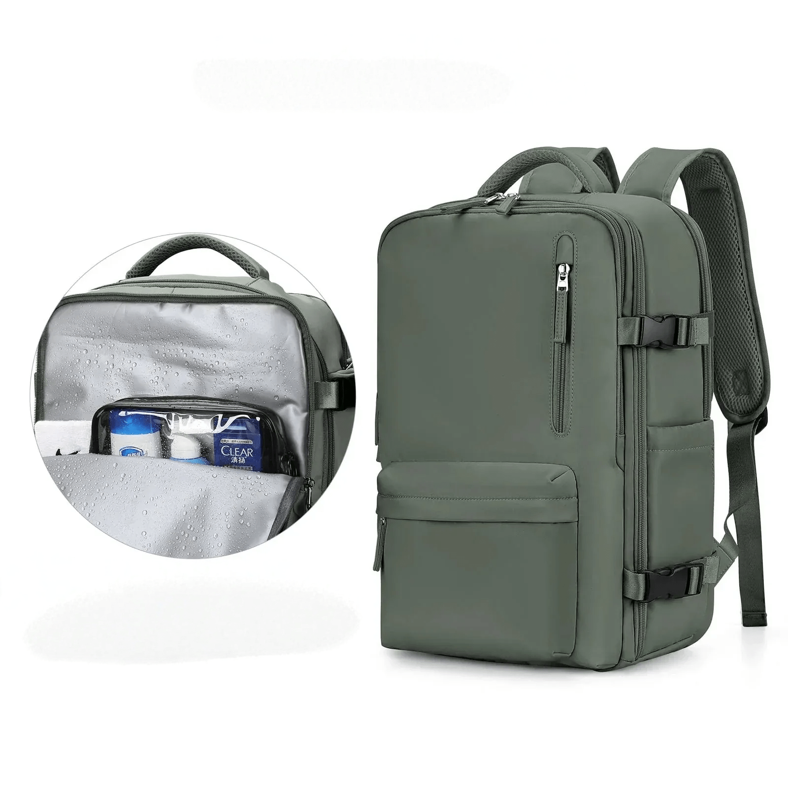 Robuster Reise-Rucksack – Wasserdicht mit USB Ladeanschluss