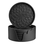 ElegantSafe - Rutschfeste Untersetzer für Gläser – 6er Set mit Halter