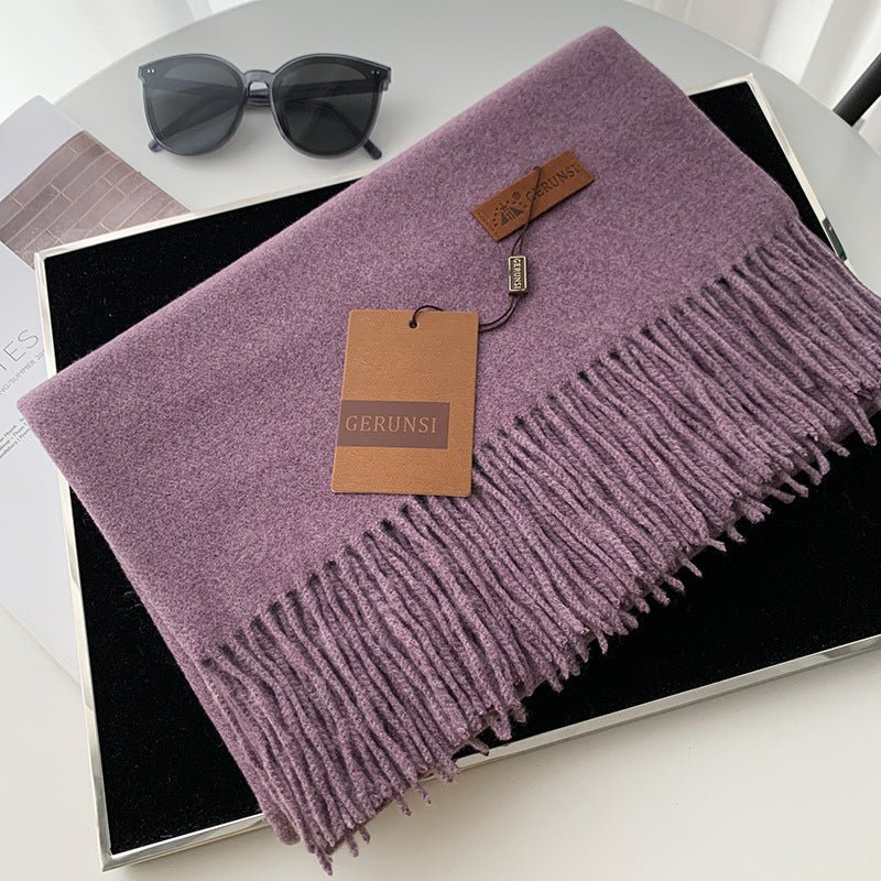 Eleganter Damen-Winterschal aus Kaschmir | LuxuriWarm