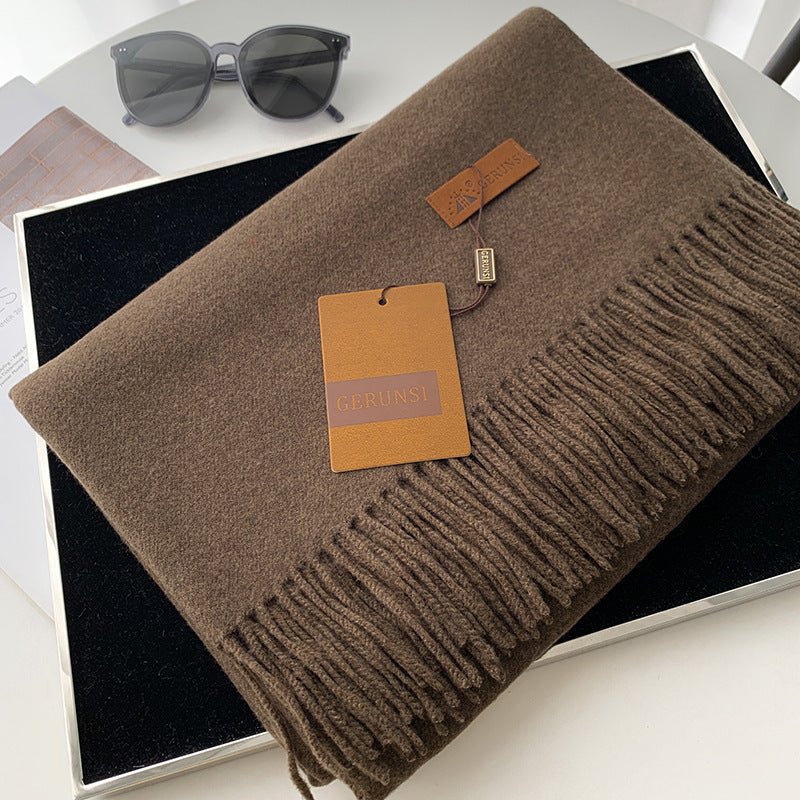 Eleganter Damen-Winterschal aus Kaschmir | LuxuriWarm