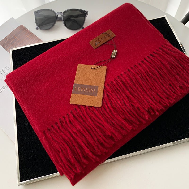Eleganter Damen-Winterschal aus Kaschmir | LuxuriWarm