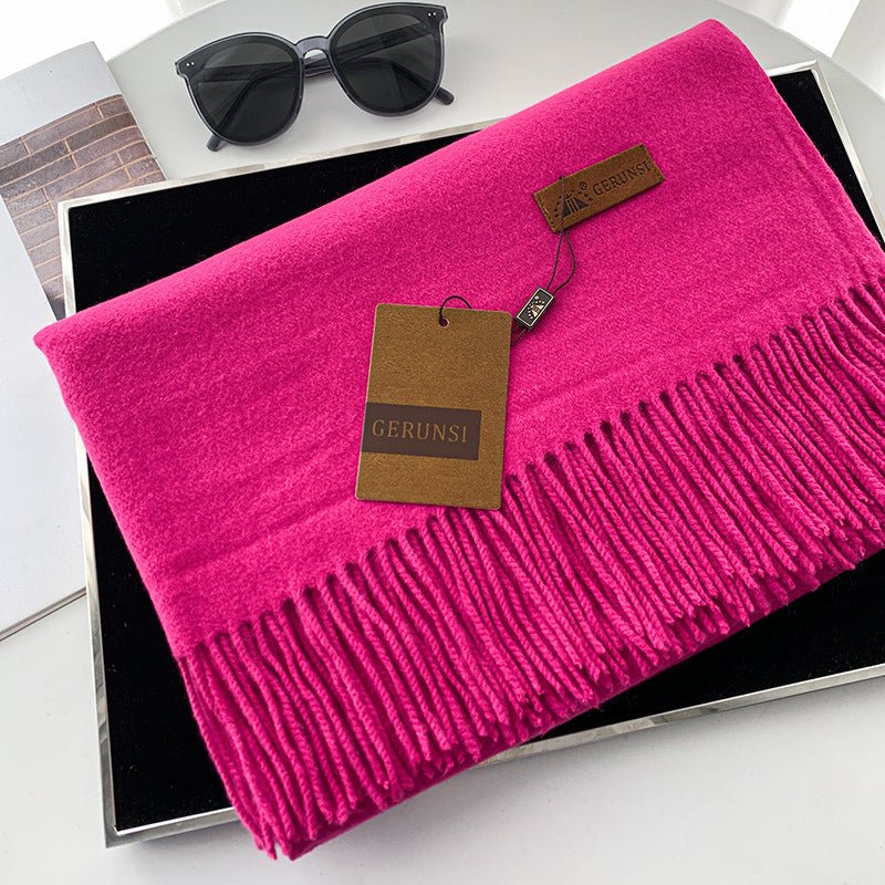 Eleganter Damen-Winterschal aus Kaschmir | LuxuriWarm