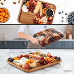 SnackMaster Küchenbrett – Mit Fächern & Spülmaschinenfest
