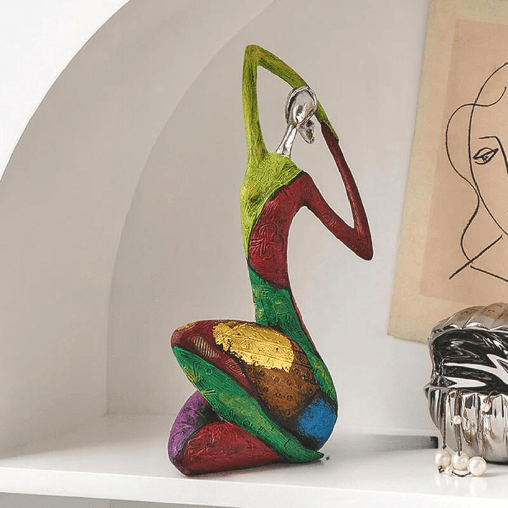 Kreative Abstrakte Skulptur - Farbenspiel für Ihr Zuhause