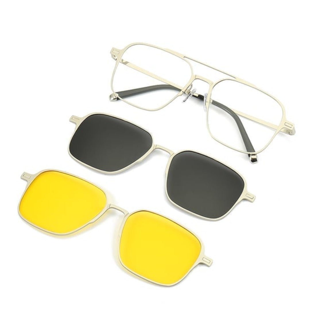 FlexiShade Sonnenbrille - 3-in-1 Magnetisch & Polarisiert
