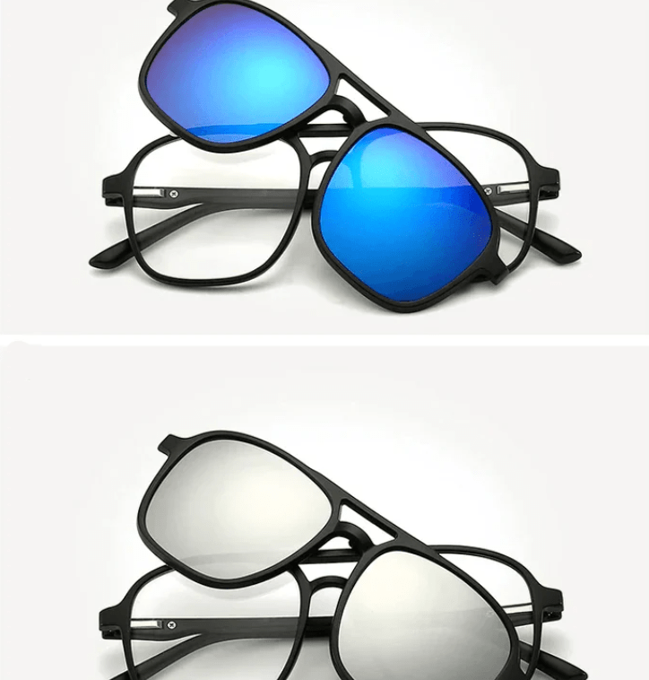 FlexiShade Sonnenbrille - 6-in-1 - UV-400 Schutz