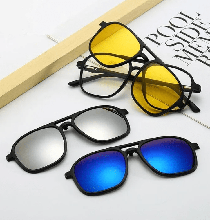 FlexiShade Sonnenbrille - 6-in-1 - UV-400 Schutz