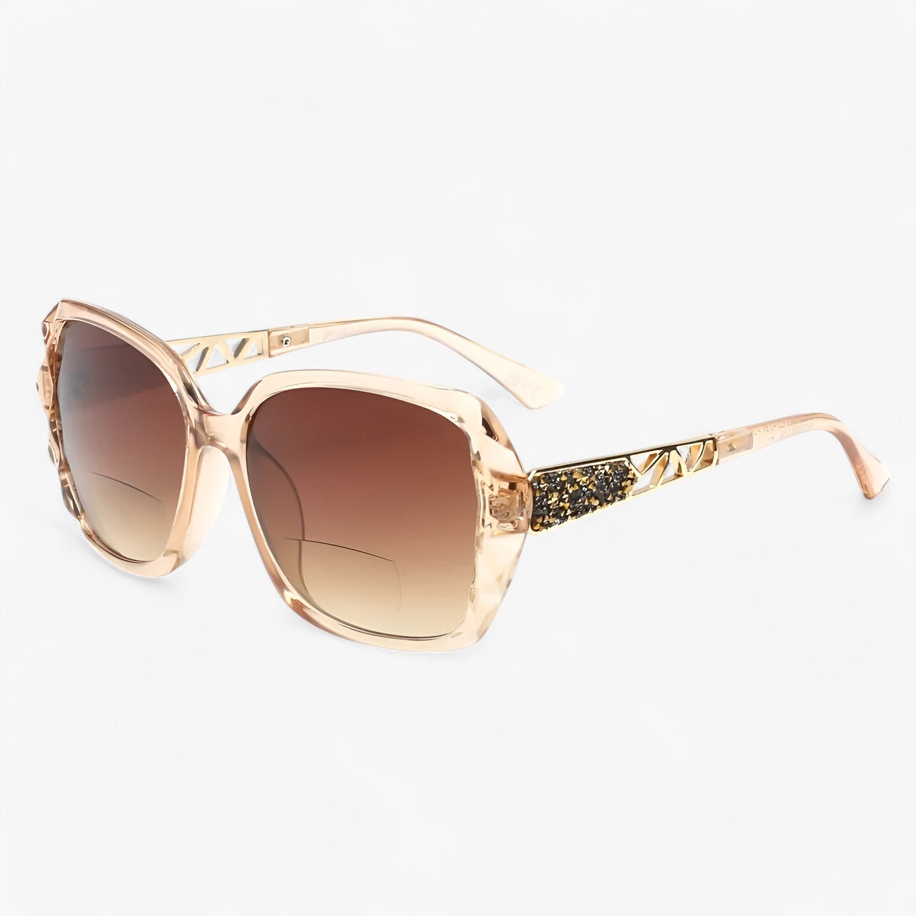 Stilvolle Damen-Sonnenbrille mit bifokaler Linse und UV-Schutz