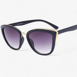 Elegante Cat-Eye Sonnenbrille für stilbewusste Frauen