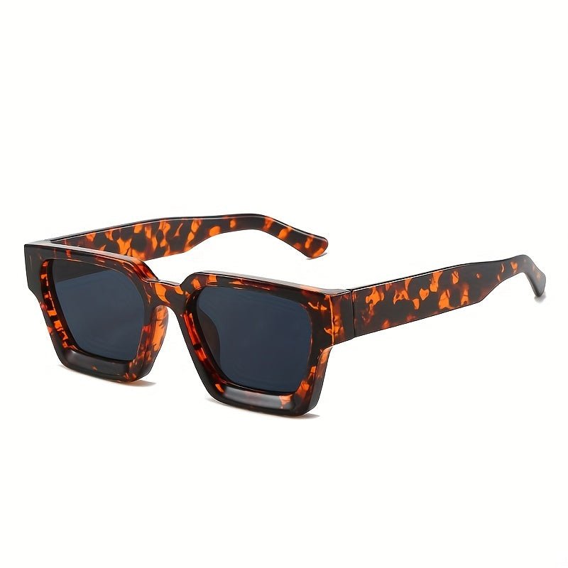 Stylische Herren-Sonnenbrille mit Dickem Rahmen - Quadratisch