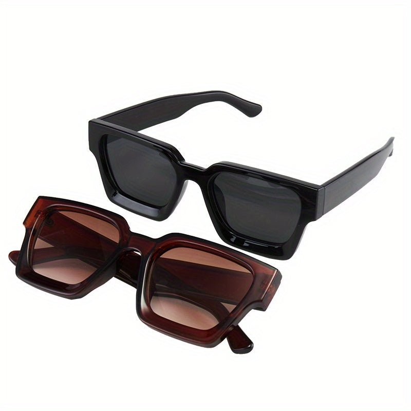 Stylische Herren-Sonnenbrille mit Dickem Rahmen - Quadratisch