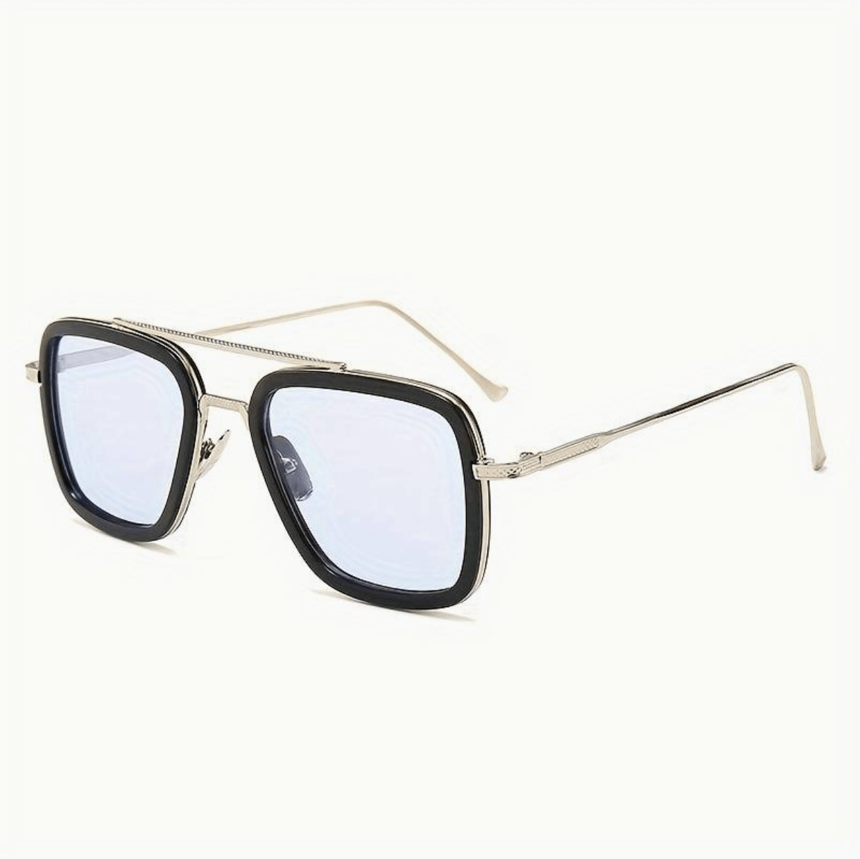 Elegante Sonnenbrille für Herren - Schwarz und Gold