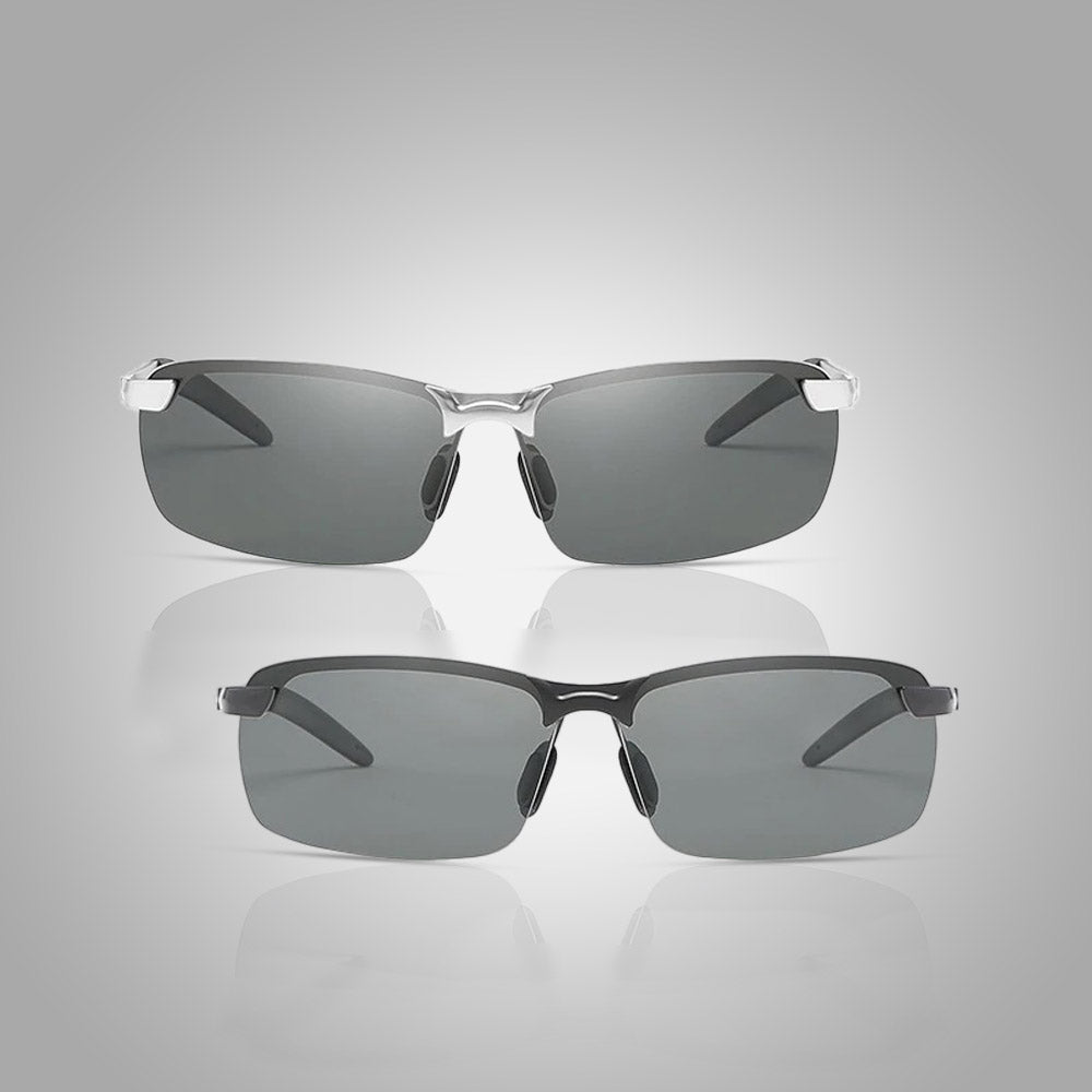 Lichtschützende Herren-Sonnenbrille mit automatischer Anpassung