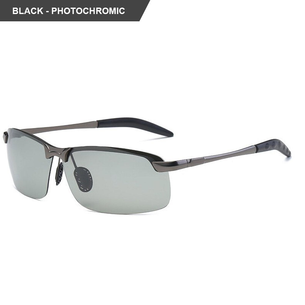 Lichtschützende Herren-Sonnenbrille mit automatischer Anpassung