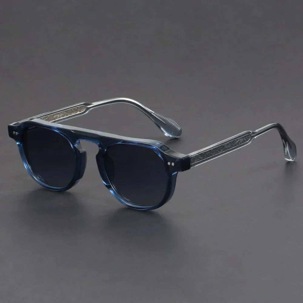 Stilvolle Herren-Sonnenbrille - UV400 Schutz - Acetat