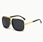 Elegante Sonnenbrille für Herren - Schwarz & Gold