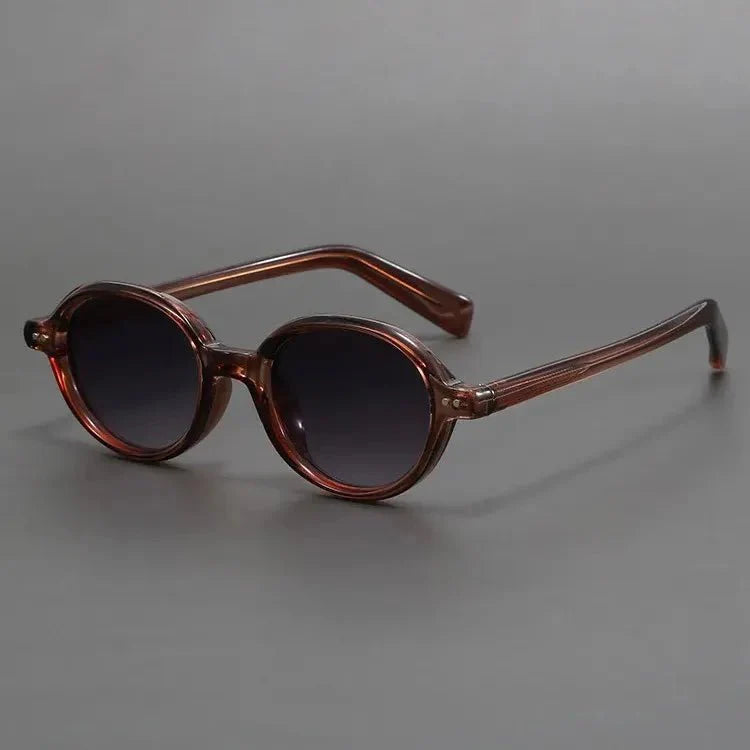 Elegante Runde Sonnenbrille mit UV400 Schutz und Polarisierung