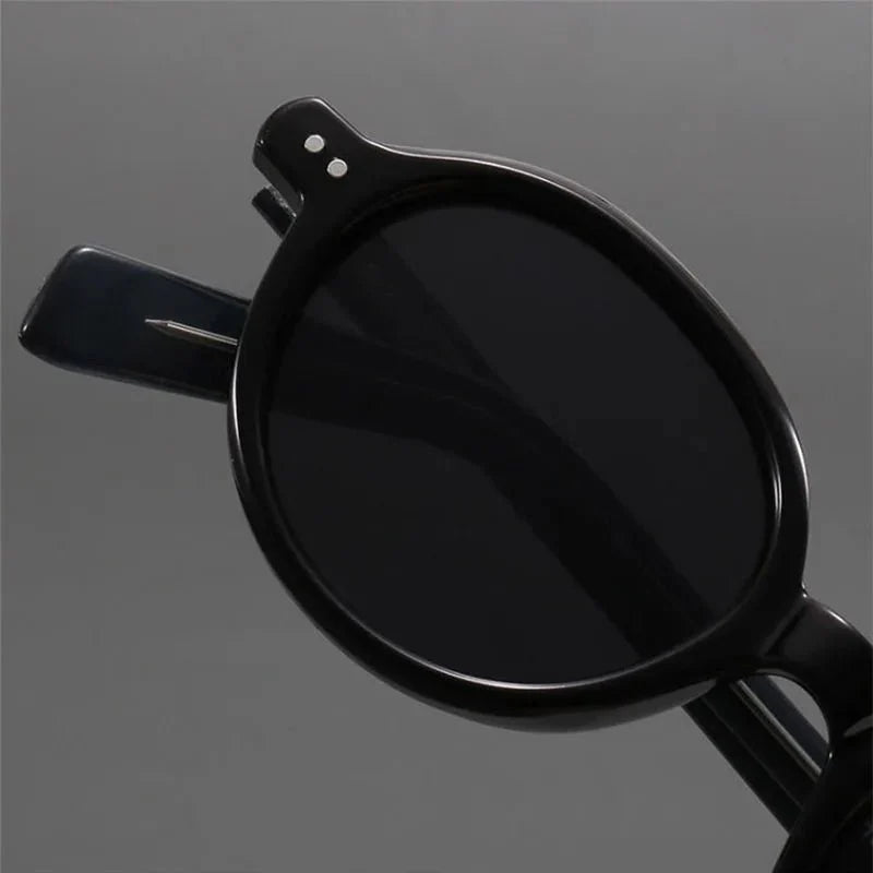 Elegante Runde Sonnenbrille mit UV400 Schutz und Polarisierung