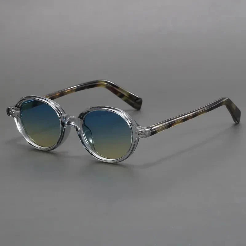 Elegante Runde Sonnenbrille mit UV400 Schutz und Polarisierung