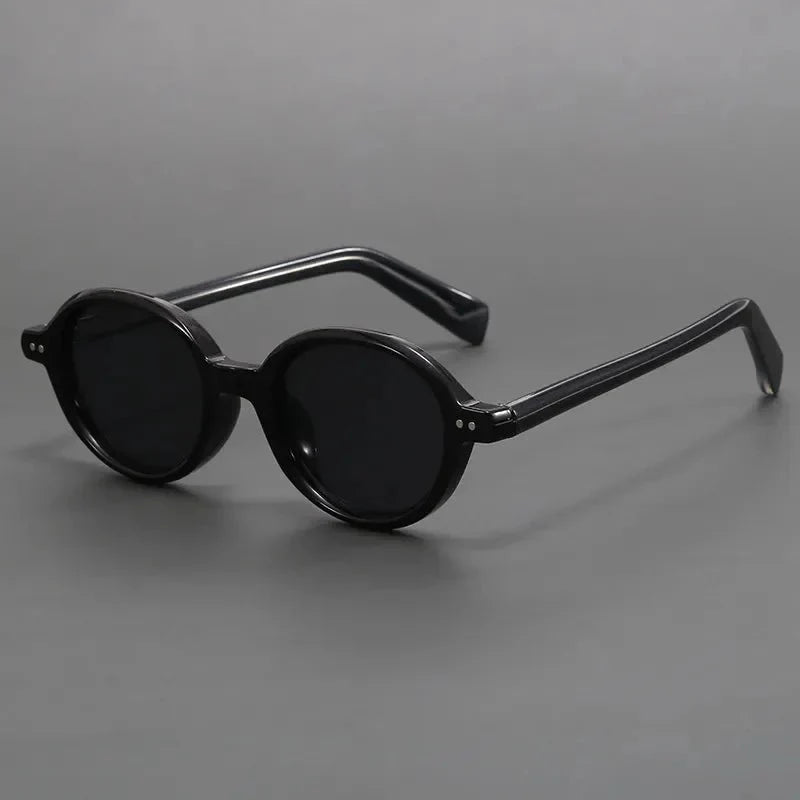 Elegante Runde Sonnenbrille mit UV400 Schutz und Polarisierung