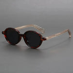 Elegante Runde Sonnenbrille mit UV400 Schutz und Polarisierung