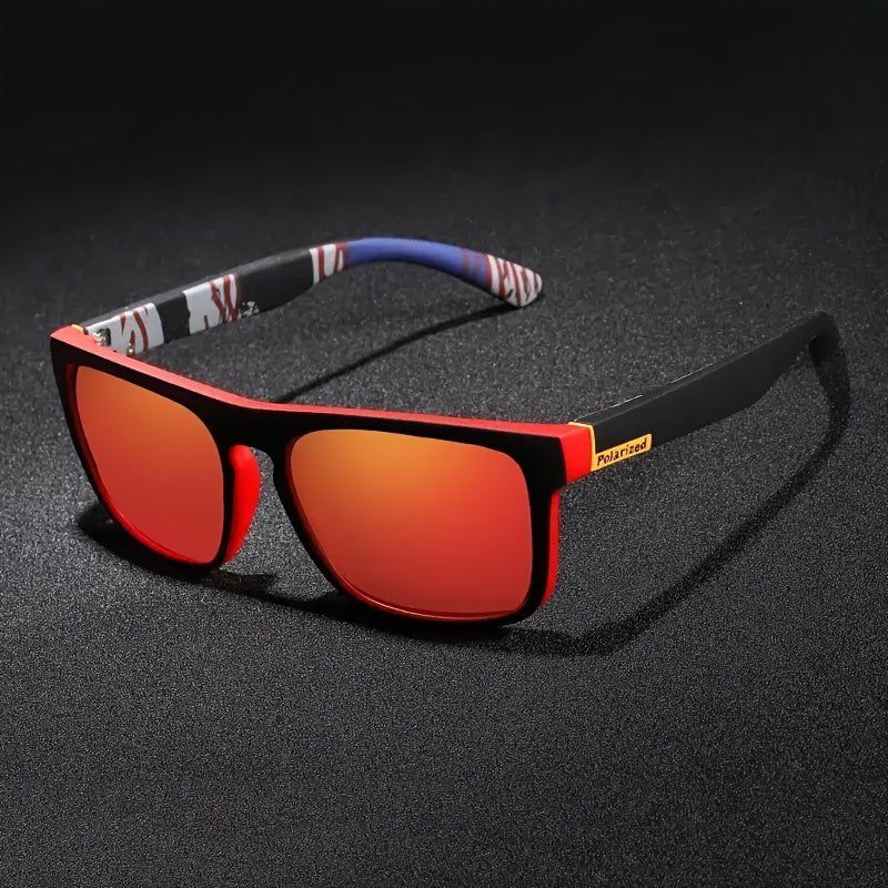 LuxeShade Polarisierte Sonnenbrille - Moderner Quadratischer Rahmen