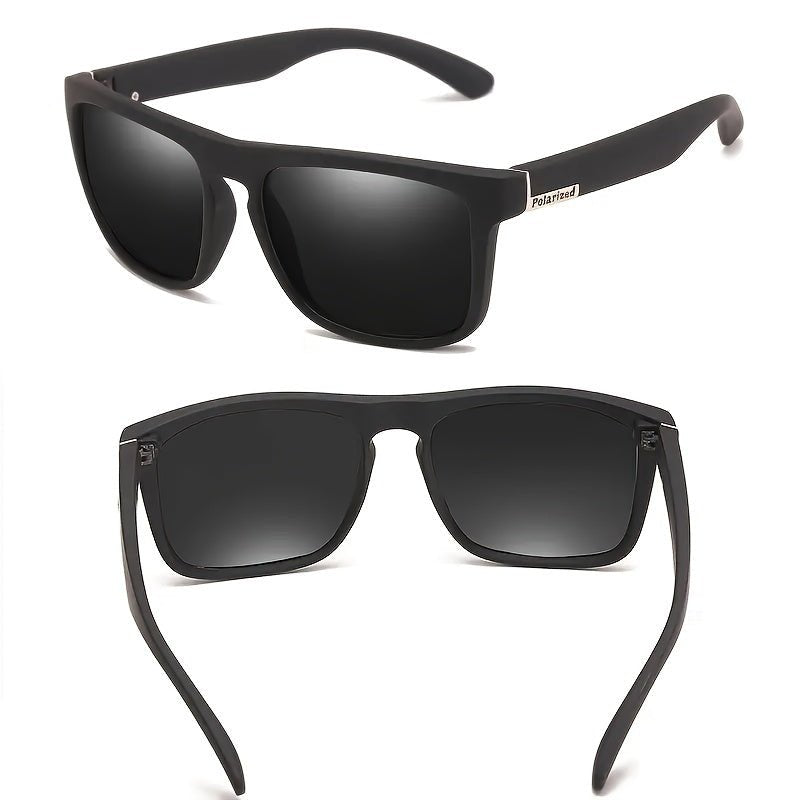 LuxeShade Polarisierte Sonnenbrille - Moderner Quadratischer Rahmen