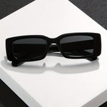 Elegante Sonnenbrille mit modernem quadratischen Design - Schwarz