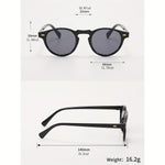 Retro Chic Sonnenbrille - Stilvoll und Vielseitig - Schwarz