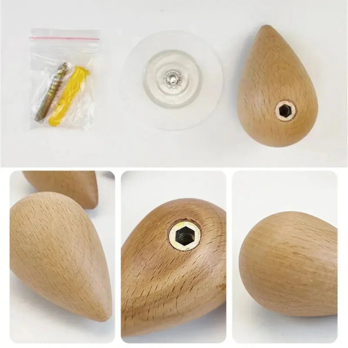 NaturaHaken - Eleganter Wandhaken für Jacken und Taschen