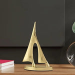 Maritime Tischskulptur - Minimalistisch - Segelboot